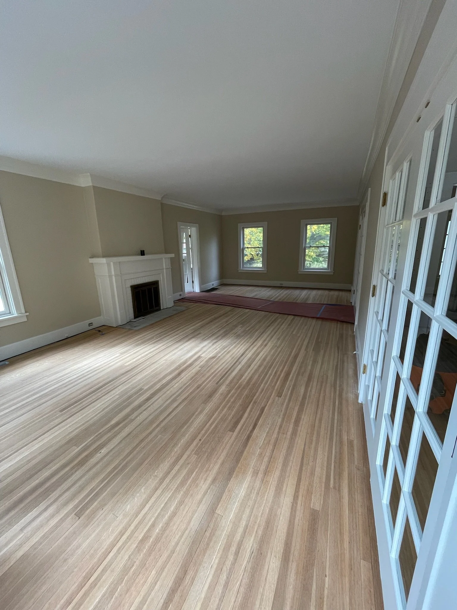 Colonial house painting project, view 11